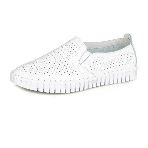 Слипоны женские Alessio Nesca DS20SS-5 белые 39 RU в Salamander