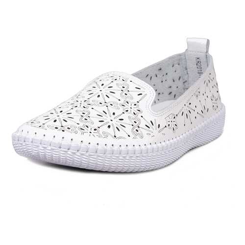 Мокасины женские Alessio Nesca Comfort 14806110 белые 39 RU в Salamander