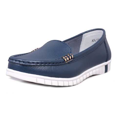 Мокасины женские Alessio Nesca Comfort 710018746 синие 38 RU в Salamander