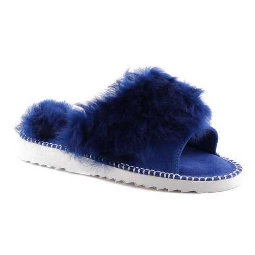 Домашние тапочки женские PEGIA PORT PELLE синие 38 RU в Salamander